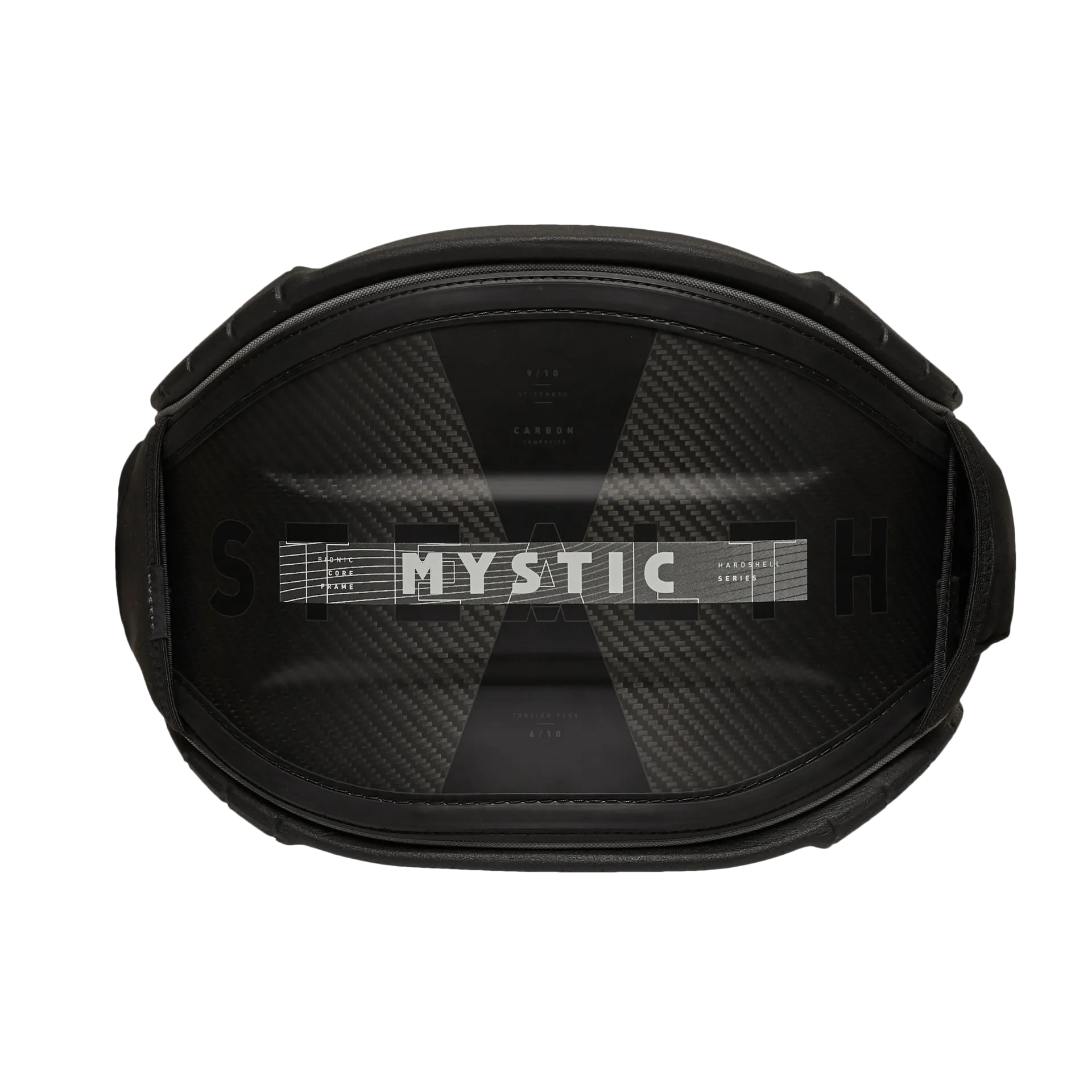 2024 Mystic Stealth Waist Harness-Black/Grey