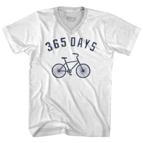 365 Days Bike Adult Tri-Blend V-neck T-shirt