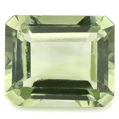 7X11MM OCTAGON CUT GREEN AMETHYST LIGHT GREEN TEA LOOSE GEMSTONE