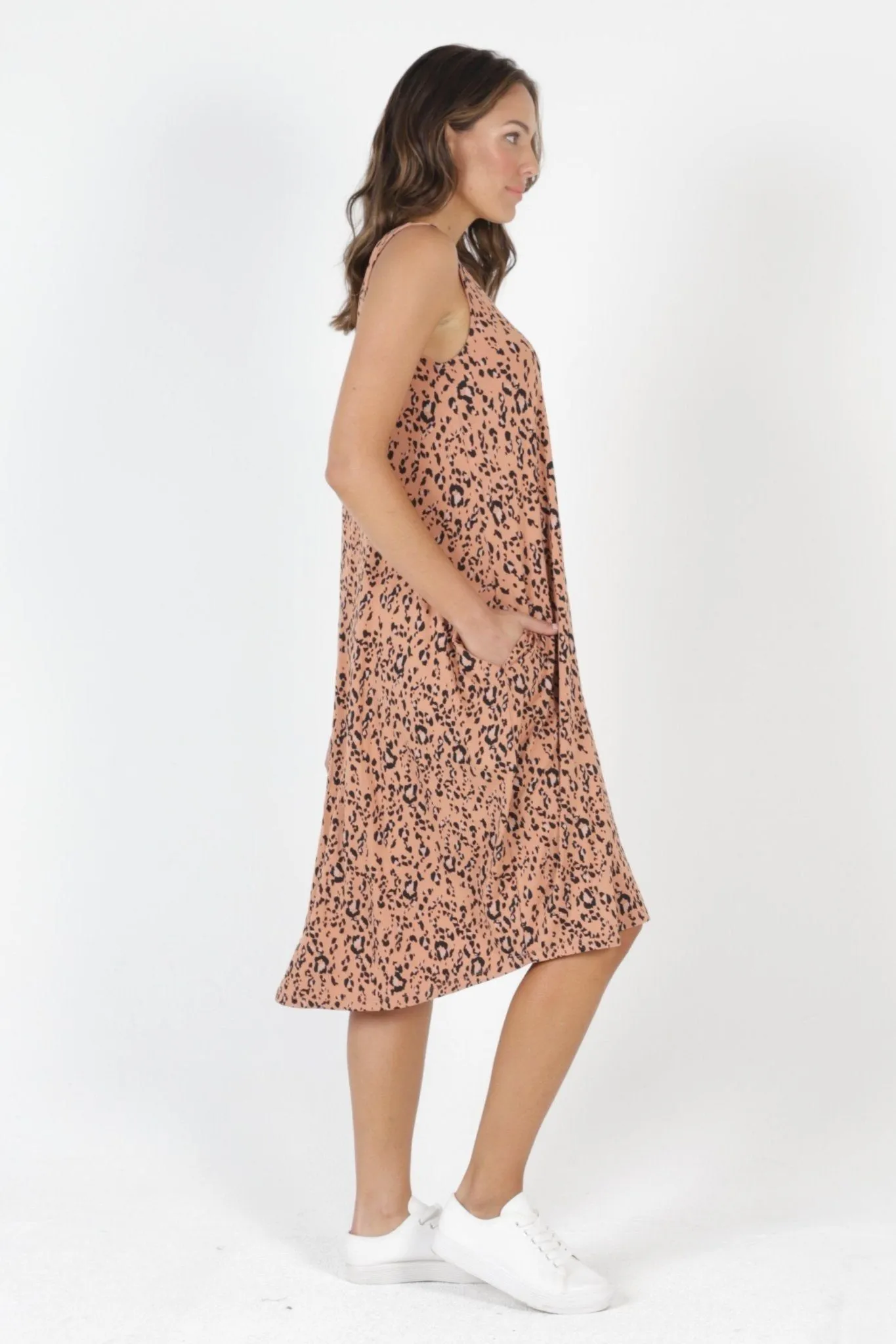 Betty Basics Oman Dress in Lynx Print