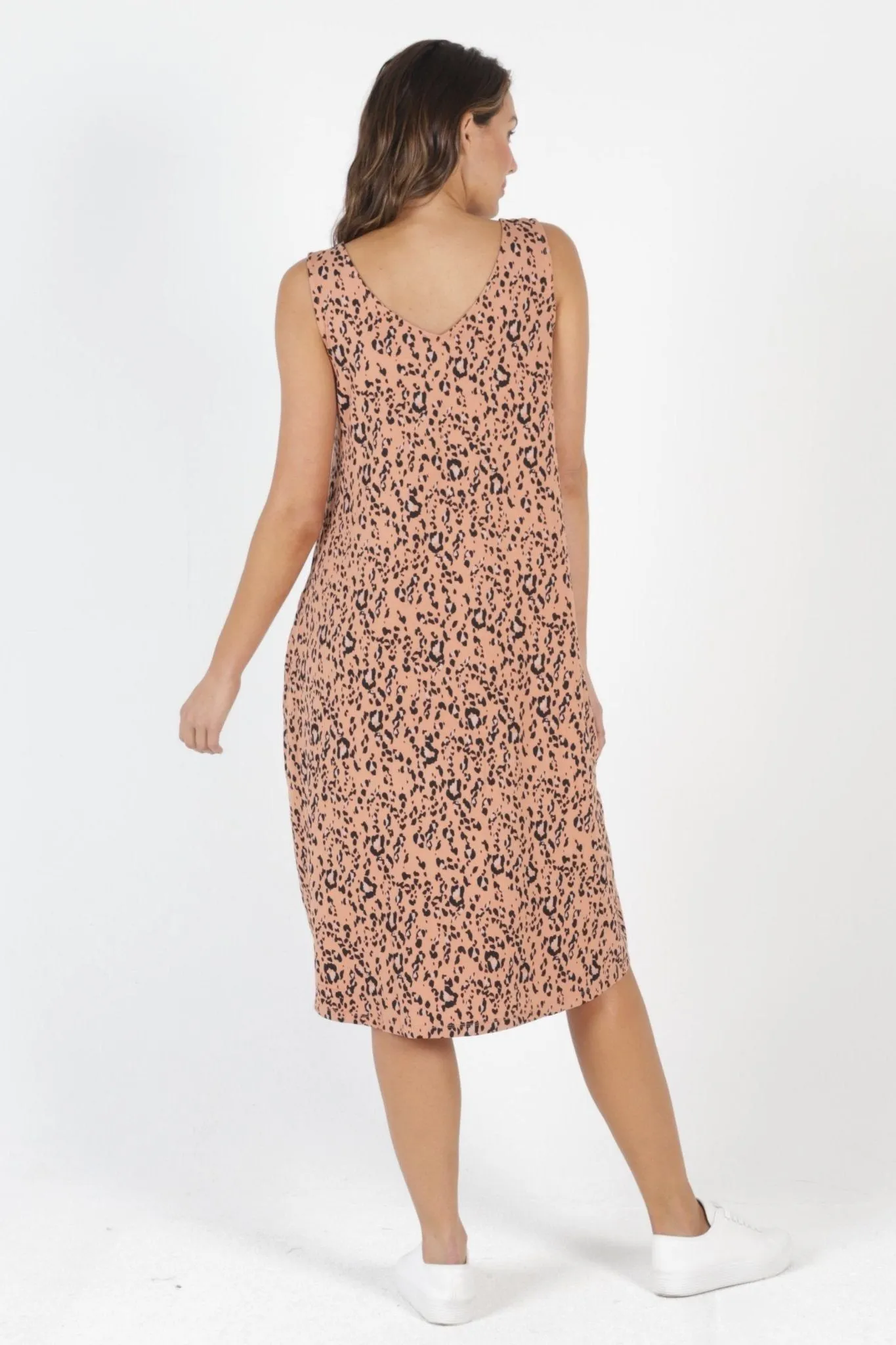 Betty Basics Oman Dress in Lynx Print