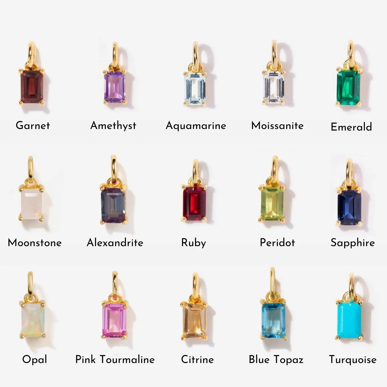 Birthstone Charms