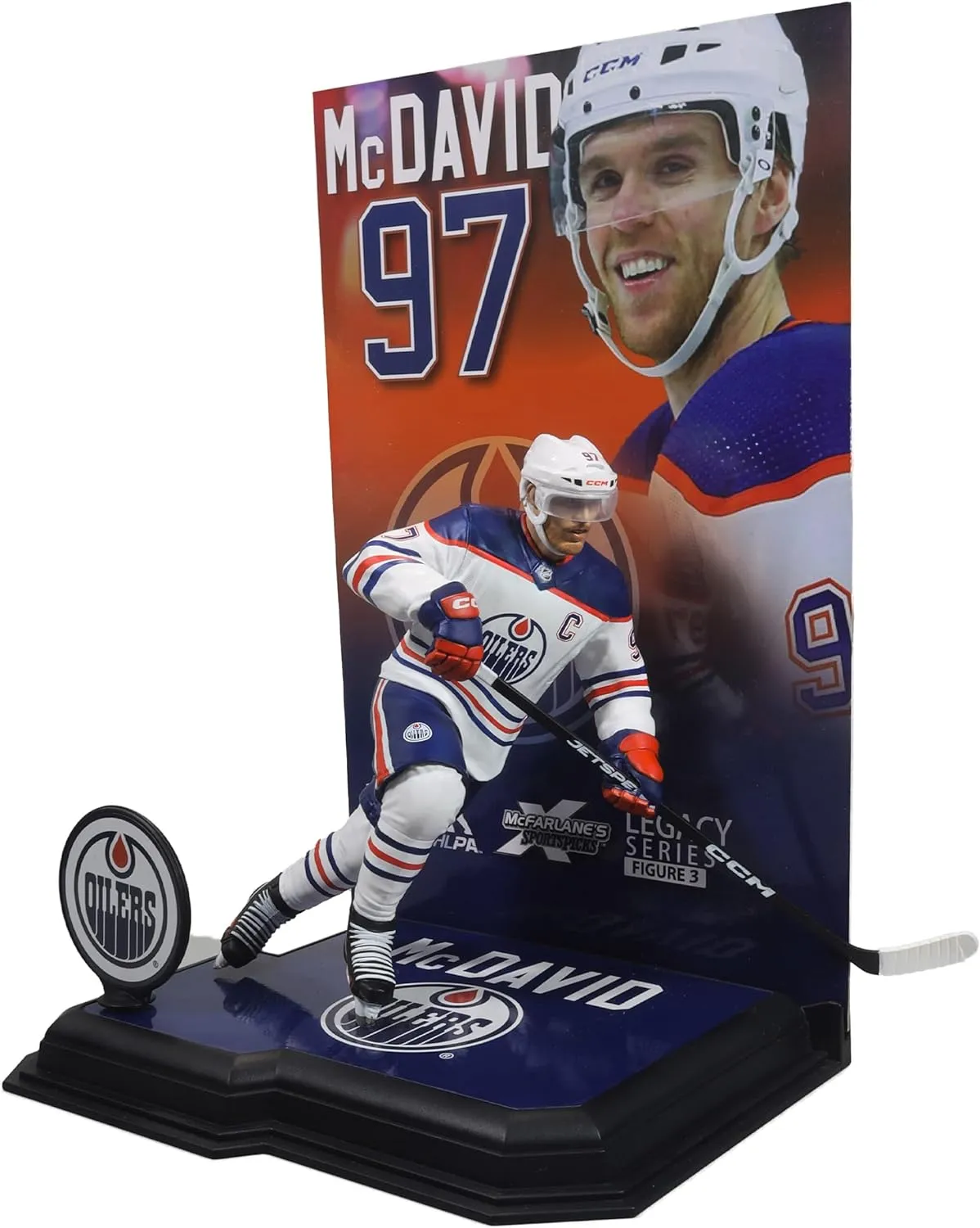 Connor McDavid Edmonton Oilers McFarlane’s SportsPicks NHL Legacy Series Figure #3