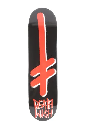 Death Wish Gang Logo 8.0 Skateboard Deck