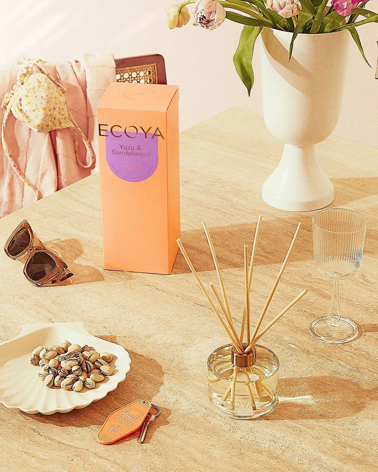 Ecoya Yuzu & Sandalwood 200ml Reed Diffuser