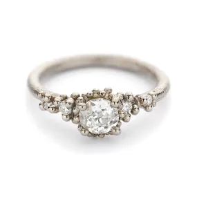 Encrusted Antique Diamond Ring