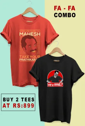 FA - FA T-SHIRT  COMBO | Fahadh Fassil