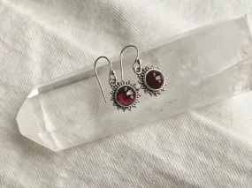 Garnet Sole Earrings