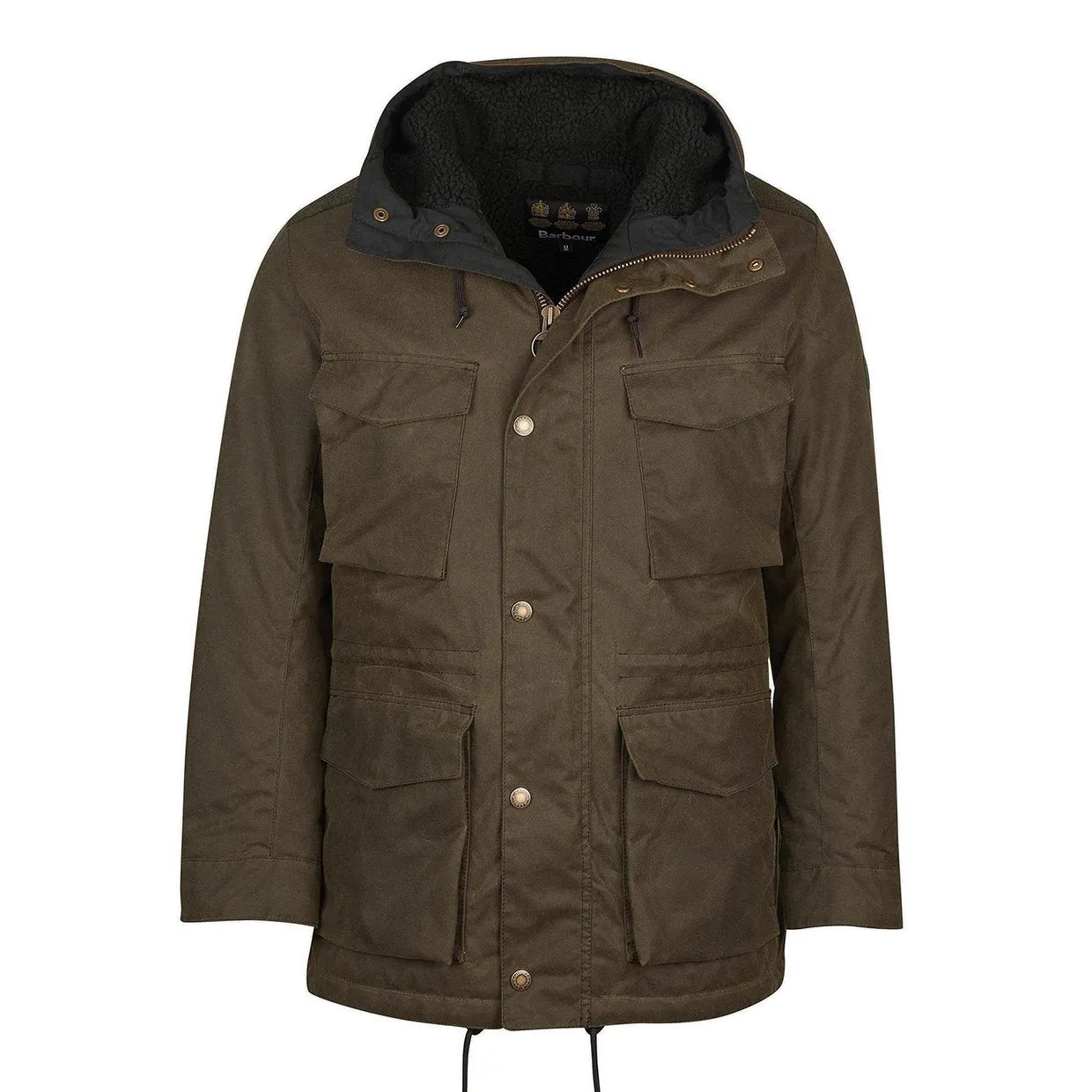 Giubbino Barbour Nautic Wax Verde