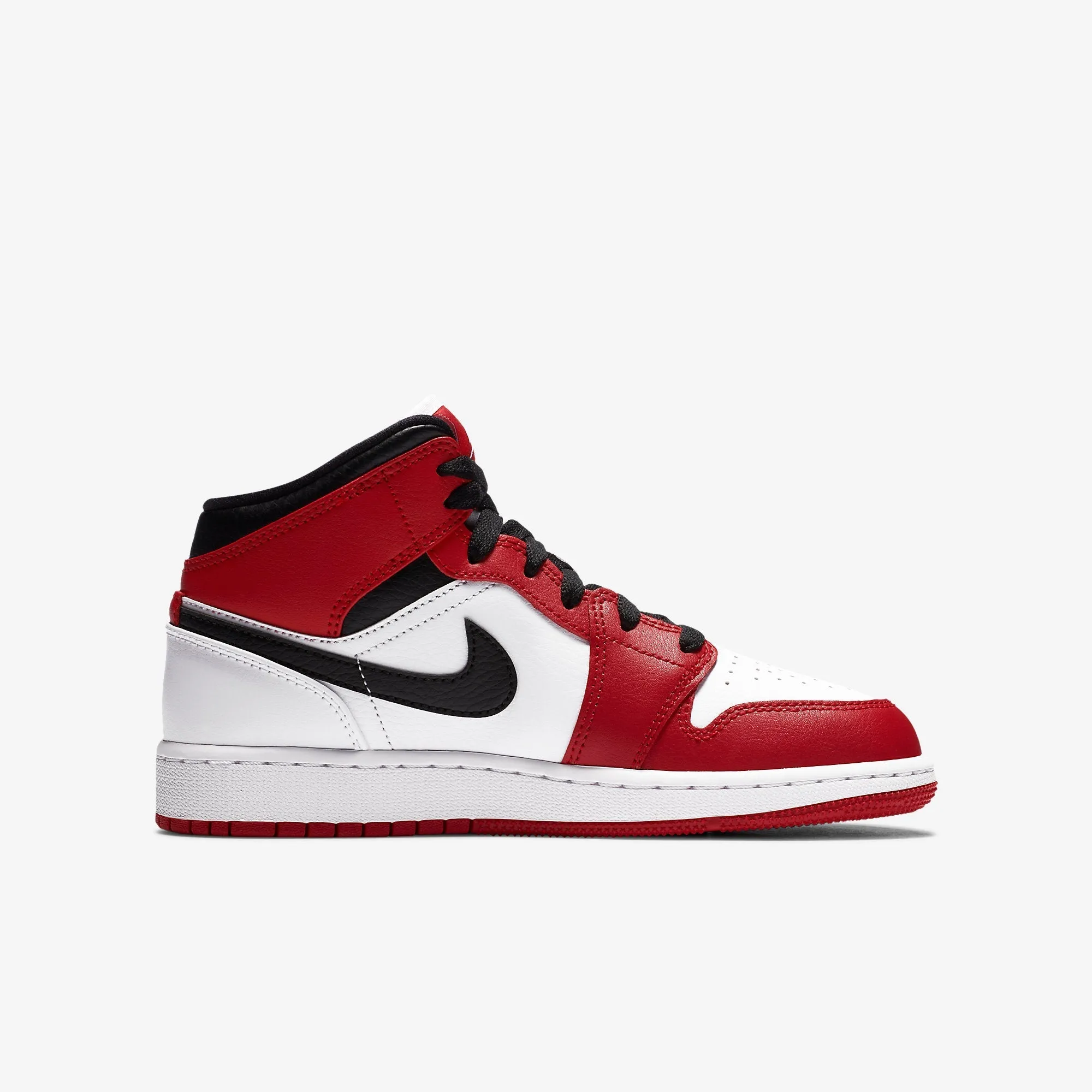 (GS) Air Jordan 1 Mid 'Chicago White Heel' (2020) 554725-173