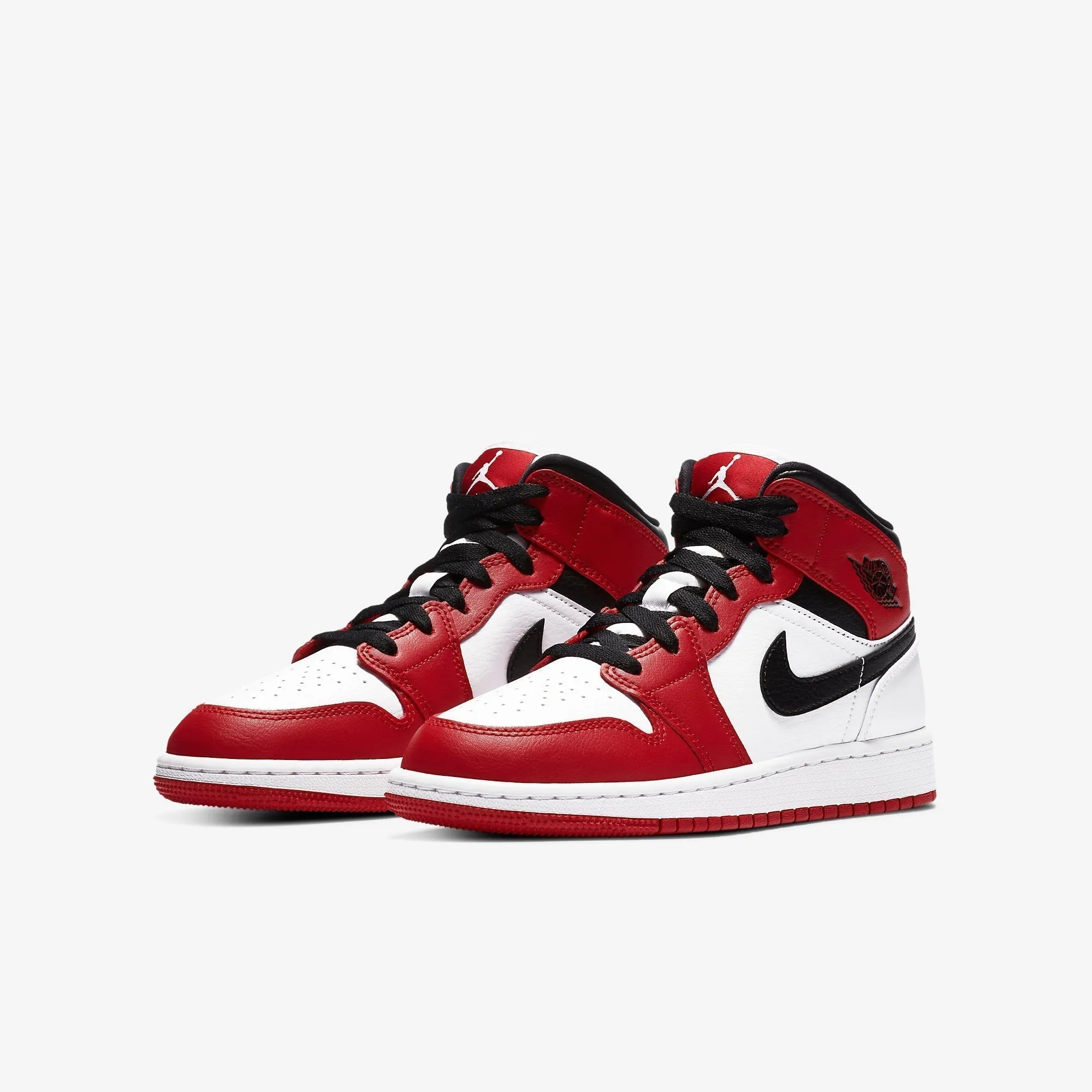 (GS) Air Jordan 1 Mid 'Chicago White Heel' (2020) 554725-173