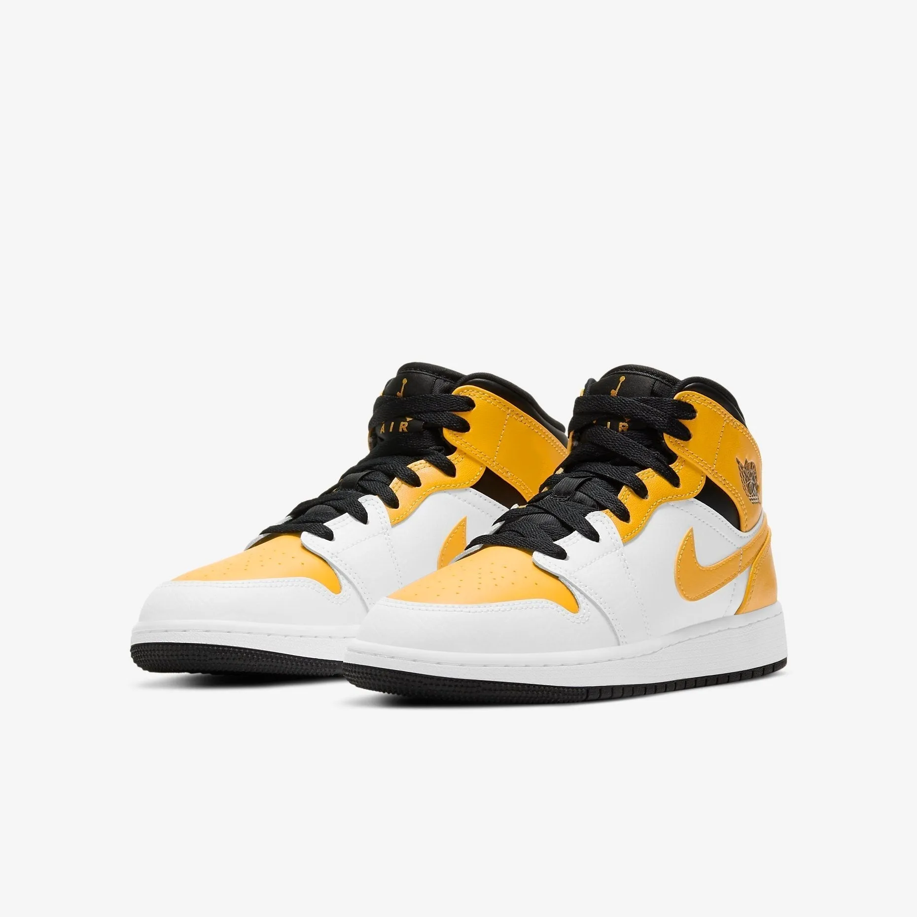 (GS) Air Jordan 1 Mid 'University Gold' (2021) 554725-170