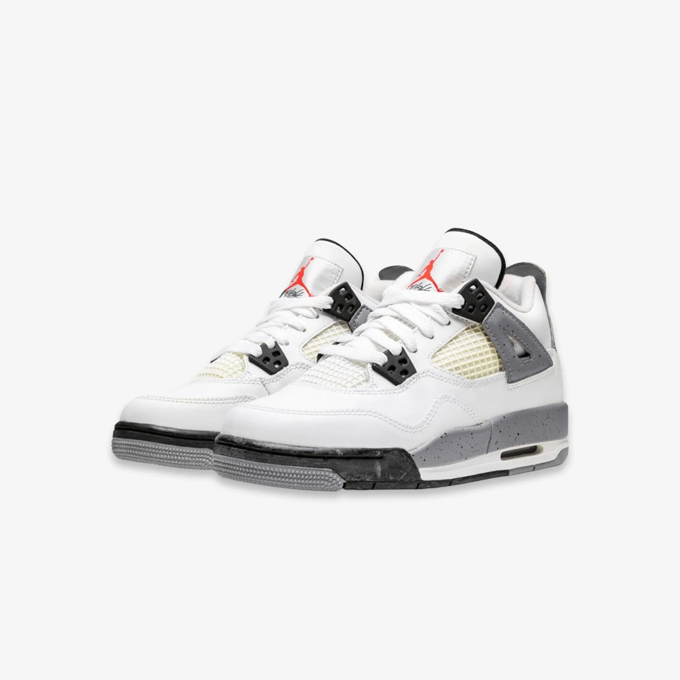 (GS) Air Jordan 4 Retro 'White Cement' (2012) 408452-103