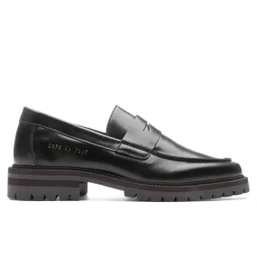 Loafer with Lug Sole - Black