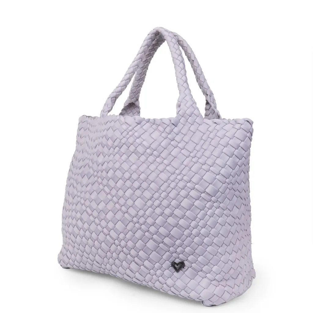 London Large Woven Tote - Lavender