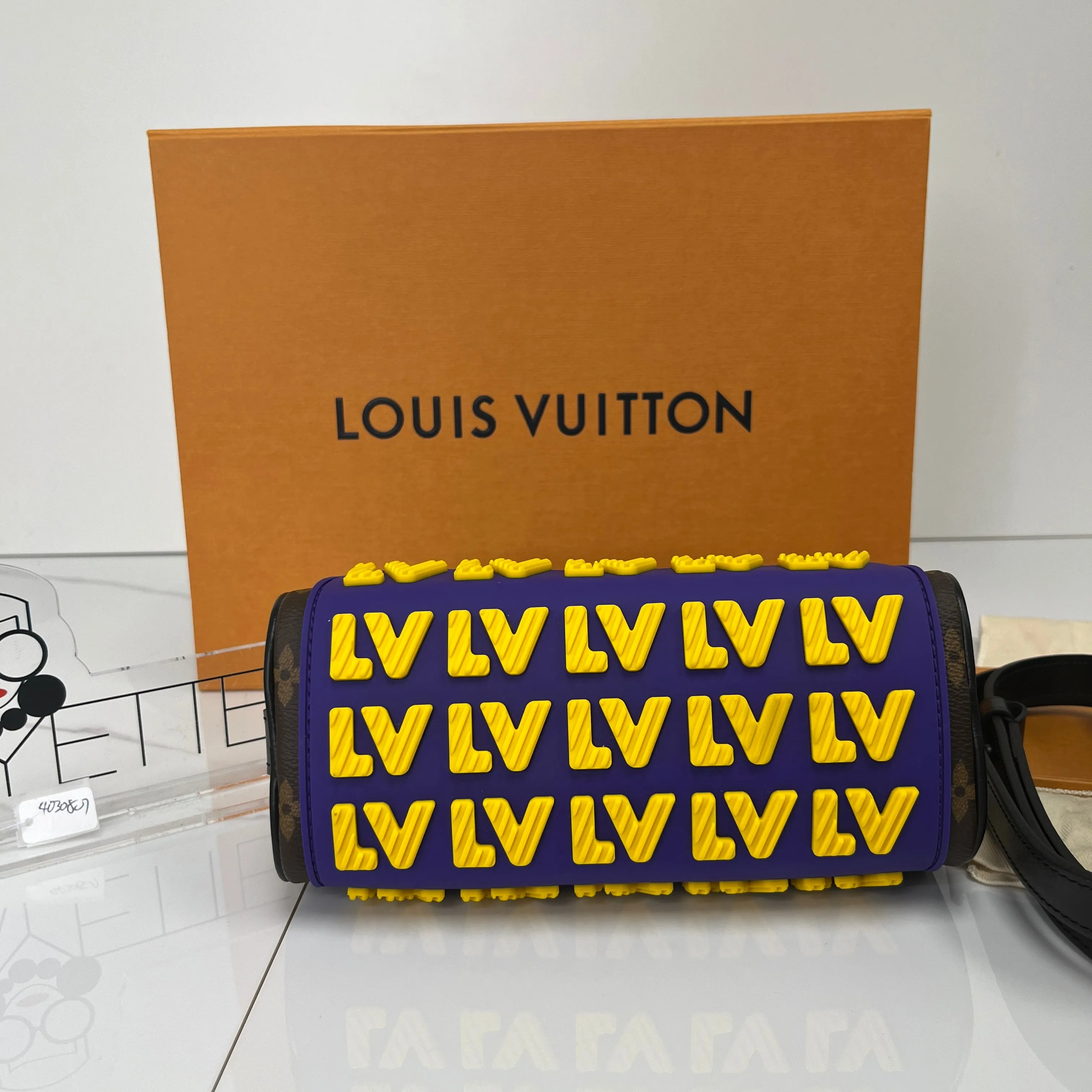 Louis Vuitton Rubber Monogram XS Keepall Bandouliere