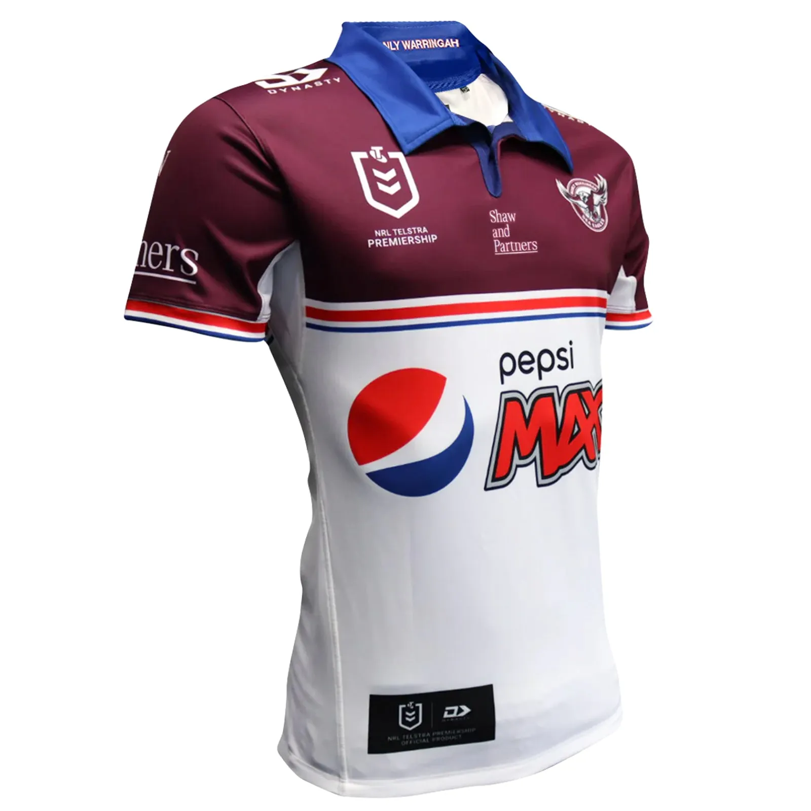 Manly Warringah Sea Eagles Men's Replica Retro Jersey NRL Rugby League by Dynasty