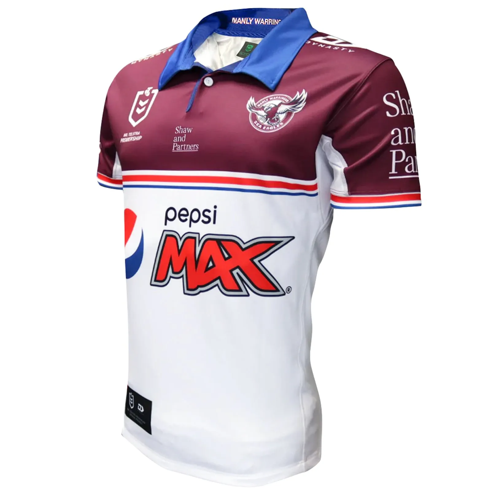 Manly Warringah Sea Eagles Men's Replica Retro Jersey NRL Rugby League by Dynasty