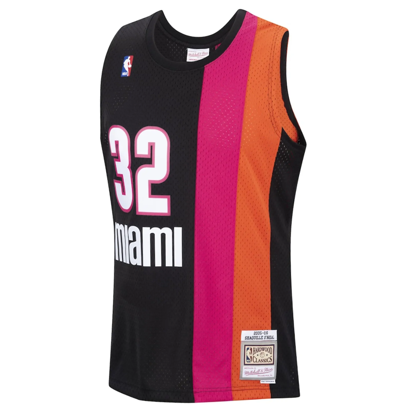 Miami Heat O'Neal 2005-06 Alternate Swingman Jersey Hardwood Classics by Mitchell & Ness