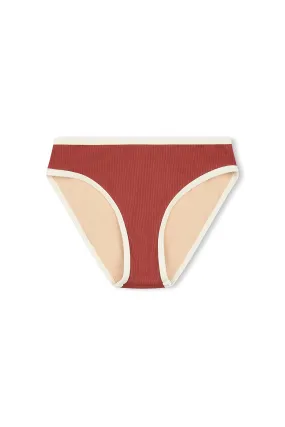 Mini Bikini Bottom - Earth Red