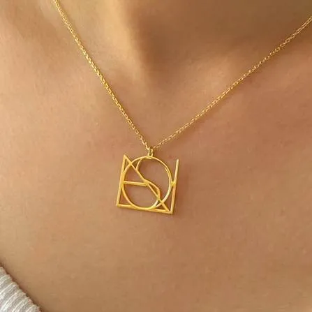 Minimalist Monogram Name Necklace