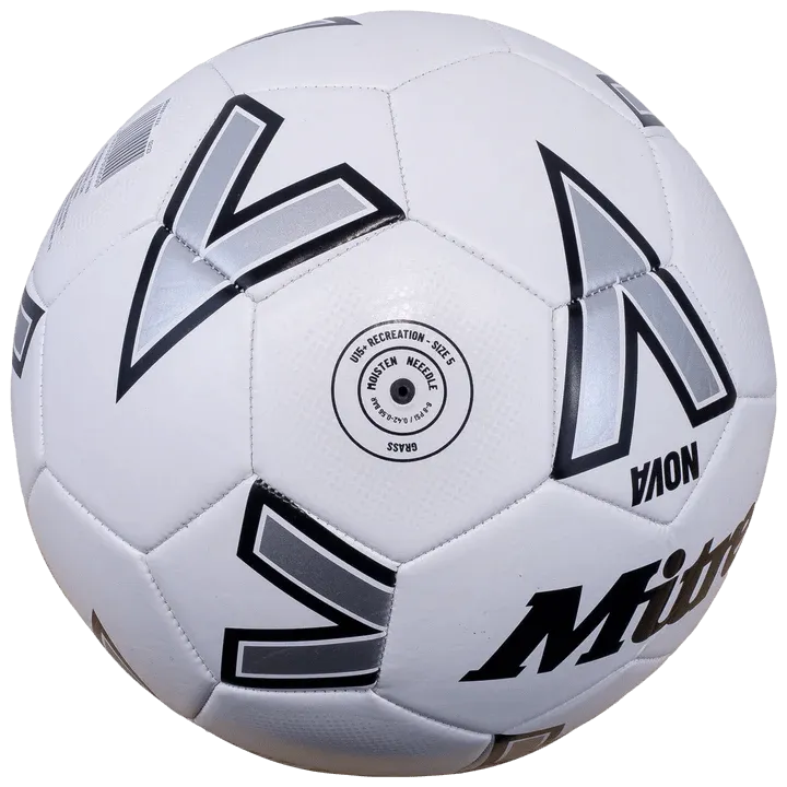 MITRE NOVA 24 BLACK/WHITE SOCCER BALL