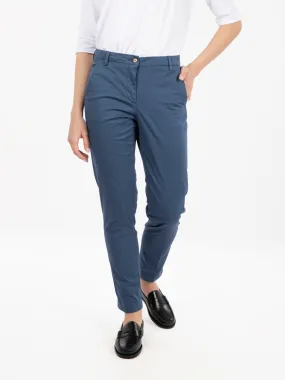 Pantaloni chino Nicole azzurri