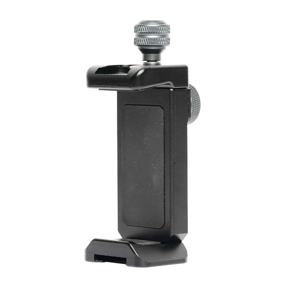 Professional Metal Bracket with Cold Shoe Mount Holder Iphone/ Galaxy (Smartphone)