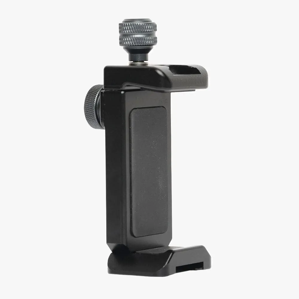 Professional Metal Bracket with Cold Shoe Mount Holder Iphone/ Galaxy (Smartphone)