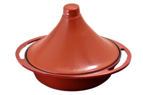 TAJINE ROUND CASSEROLE - 27CM / 10.63  RED