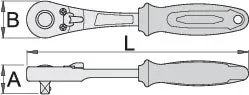 Unior Reversible Ratchet 1/2 1/2