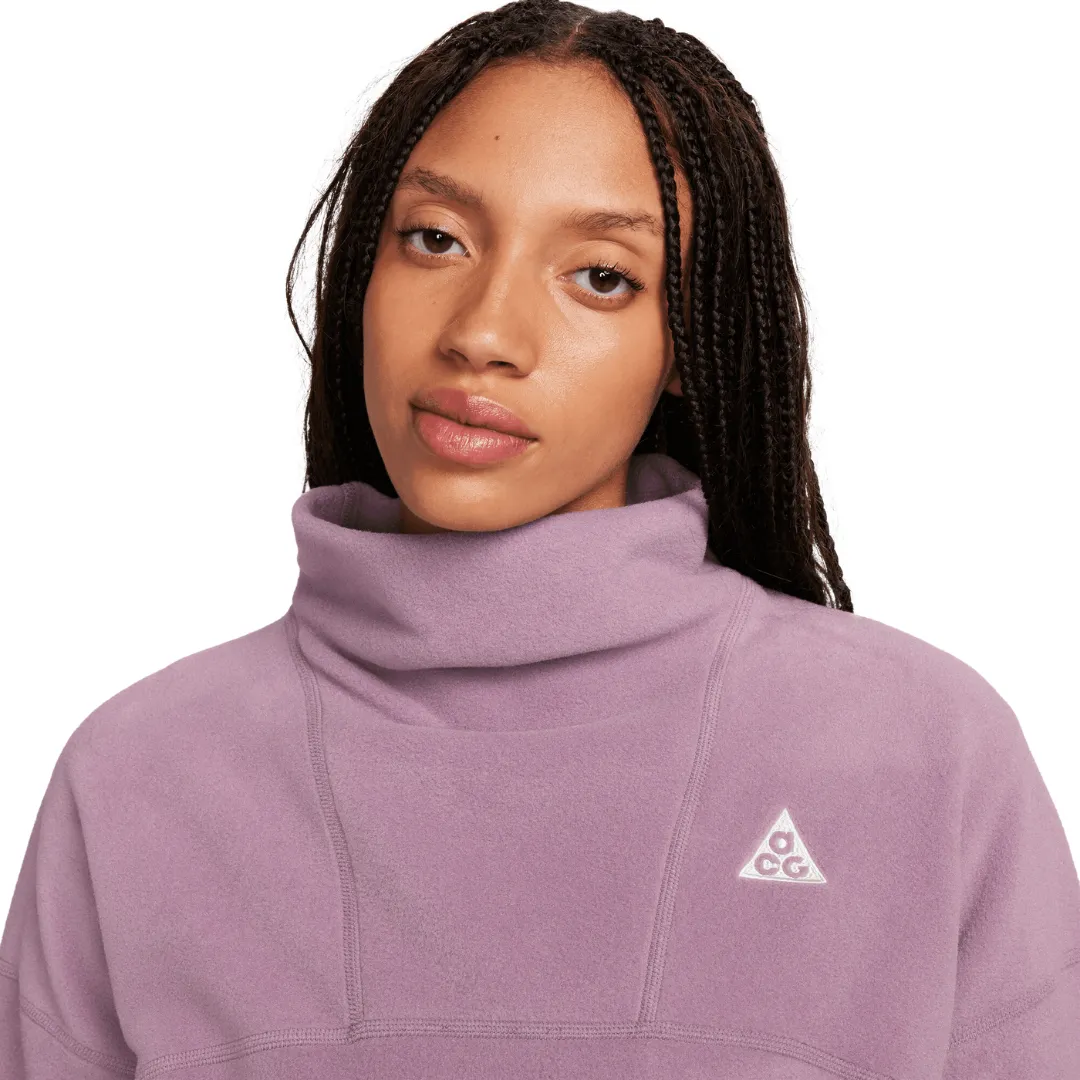 Women's Nike ACG "Wolf Tree" Pullover Fleece - Violet Dust/Violet Dust/Summit White