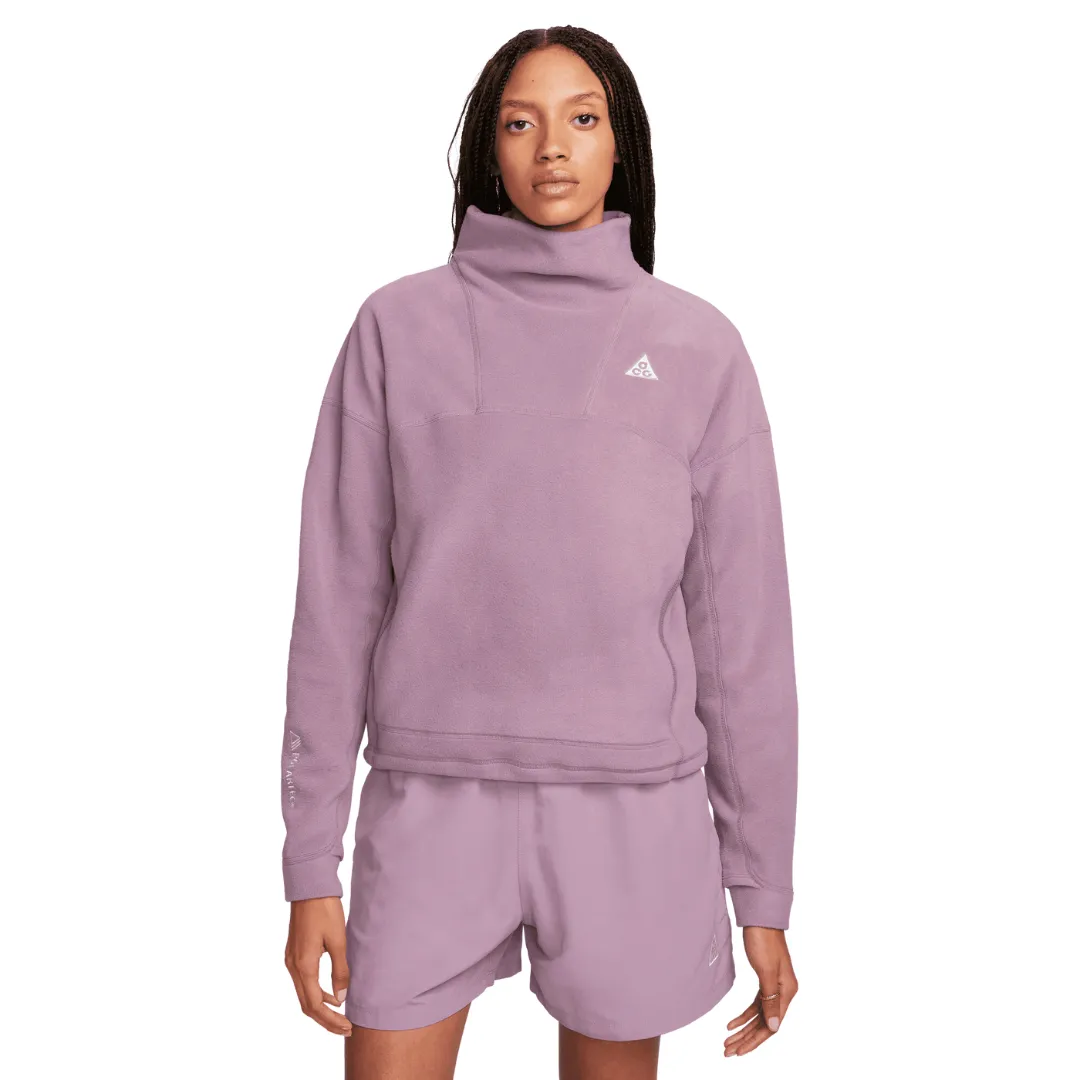 Women's Nike ACG "Wolf Tree" Pullover Fleece - Violet Dust/Violet Dust/Summit White